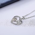 thumbnail image 4 of Collar con colgante de niña y caballo de plata para niñas, collares de plata esterlina con circonita cúbica, regalos de joyería para amantes de los caballos, mujeres, 4 of 4
