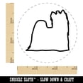 thumbnail image 2 of Yorkie Yorkshire Terrier Dog Outline Self-Inking Rubber Stamp Ink Stamper - Black Ink - Small 3/4 Inch, 2 of 7