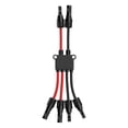 thumbnail image 1 of Mornei Solar Panel Y Branch Connector Easy Installation Accessories Replace Adapter 2 in 4 Out, 1 of 8