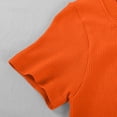 thumbnail image 5 of LIaqionyy Womens Crop Tops Crew Neck Ribbed Short Sleeve Summer Basic Tees Slim Shirts Casual Going out Outfits, 5 of 8