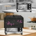 thumbnail image 4 of Whosucclay Butterfly Leopard Print Microwave Oven Grill Cover Protector Oil-Proof Microwave Oven Dust Cover with Handle Case Protections for Toaster Oven 20.9" x 15.7" x 12.4"inches-L, 4 of 7