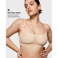thumbnail image 3 of Women's Cosnufy Sheer Bralette Cami Mesh Unlined See Through Wirefree Bras, 3 of 8