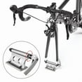 thumbnail image 5 of 2 Pcs Bike Fork Mount Bicycle Truck Bed Roof Bike Rack Fork Mount Block Truck Mount for Road Bike Black & Silver, 5 of 10