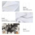 thumbnail image 2 of Yayeee Kitchen Hanging Hand Towels Set of 2 with Loop Bathroom Absorbent Tie Towel, Black Plaid Floral, 2 of 7