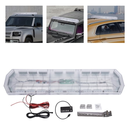 48" 88-LED Strobe Light Bar Emergency Warn Beacon Tow Truck Response-Amber IP65