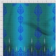 thumbnail image 2 of Soimoi Cotton Voile Fabric Paisley Panel Decor Fabric Printed Yard 56 Inch Wide, 2 of 3
