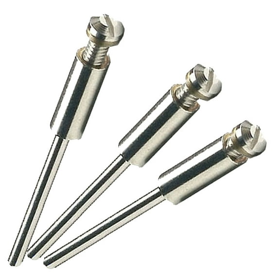 3 PC Mini Mandrel 1/8" Shank & Screw for Rotary Tools Accessory Holder German