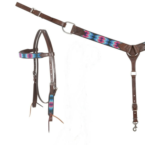 Cashel 2" Breast Collar Ruidoso Beaded Design