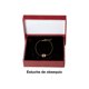 thumbnail image 3 of Pulsera Baguette Rojo Oro 10K Horoz 17cm, 3 of 3
