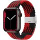 thumbnail image 1 of Adjustable Braided Solo Loop with Buckle Compatible With Apple Watch Band 42mm 44mm 45mm Soft Wristband Stretch Nylon Elastic Strap for iWatch Series, 1 of 3