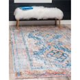thumbnail image 1 of Unique Loom 3143122 Tapis Rectangulaire 8 x 10 Pi. Las Ventas Basilica, Bleu, 1 of 1
