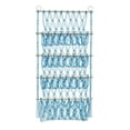 thumbnail image 1 of Organisateur Mural pour Peluches Filet Hamac Rangement Jouets en Peluche Boho Macramé, Bleu, 1 of 10