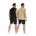 thumbnail image 2 of Iceglad Mens American Flag Tank Top 2 Pack Sleeveless Workout Muscle Shirts Loose Fit Summer Beach Gym Casual 4th of July Patriotic Tee, 2 of 8