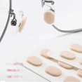 thumbnail image 4 of 40 Pieces Self Adhesive Thin Soft Foam Nosepads Non-Slip Eyeglass Nose Pads Glasses Support Nose Pads Easy to Use skin color, 4 of 5
