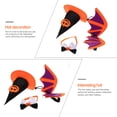thumbnail image 2 of WRITWAA  Day Pet Costume Set Funny Bat Wing Pumpkin Hat Adjustable for Dogs, 2 of 8