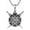 03-Skull Sword, variant on S925 Sterling Silver Necklace Viking Axe Sword Skull Thors Hammer Necklaces Amulet Dagger Norse Rune Jewelry Gifts for Men Women