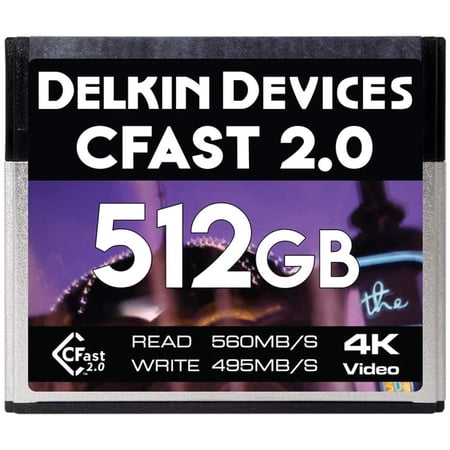 UPC: 0814373020592 | Delkin CFast 2.0 Memory Card 512GB