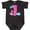 Black Leopard, variant on Inktastic Dinosaur Party-first Birthday Girls Baby Bodysuit