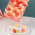 thumbnail image 2 of 33 Grids Ice Ball Round Ice Cube Mold Tray With Lid Ice Ball Maker Round Whiskey Sphere Mold Silicone DIY Mould for Kitchen Tool, 2 of 10