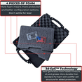 thumbnail image 5 of Hard Rifle Case with Pick & Pluck Foam - TSA Approved Gun Storage DS3TeK™ Polypropylene Latch - Black, 5 of 6