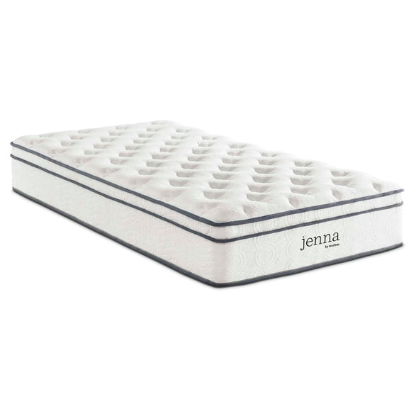 Modway Jenna 14 In Polyester Quilted Pillow Top Innerspring Mattress, Full