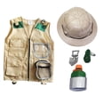 thumbnail image 1 of Kits de aventura al aire libre CUTICAT disfraz de explorador para niños juego de rol Chaleco sombrero equipo de Camping para niños regalo de cumpleaños Estilo A, 1 of 8