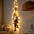 thumbnail image 6 of Wooden Fish Hanging Ornament, Coastal Beach Style Rope Decor for Home, Cafe, Restaurant, Bathroom, Ocean Theme Wall Art (LED), 6 of 8
