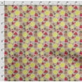 thumbnail image 4 of Soimoi Watercolor Fruit Print,Cotton Cambric, Quilting Fabric Sold by The Yard 42 Inch Wide, Medium Weight Cotton Fabric, SewingSupplies,Gray, 4 of 5
