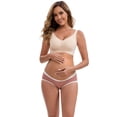 thumbnail image 5 of DARING DIVA Ice Silk Maternity Panties Under the Bump Briefs L 1 Light Brown 1 Brown, 5 of 6
