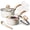 White, variant on CAROTE 6-Piece Nonstick Saucepan Set with Lid, 1.5QT & 3QT Cooking Pots, Induction Compatible, White