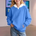 thumbnail image 2 of Hoodies for Teen Girls Boys Casual Overszied Long Sleeve Toddler Kids Comfy Soft Sweatshirt School Cute Fashion Pullover Tops, 2 of 8