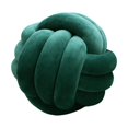 thumbnail image 2 of almohada de bola de almohada de bola de nudo suave almohada de tiro redonda de terciopelo,Cojín Decoración del hogar Almohada de felpa decorativa,Cojín anudado para cama Tejido a Verde Sunnimix almohada de bola de nudo, 2 of 8