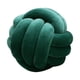 thumbnail image 2 of almohada de bola de nudo,almohada de bola de nudo suave almohada de tiro redonda de terciopelo,Cojín Decoración del hogar Almohada de felpa decorativa,Cojín anudado para cama Tejido a Verde, 2 of 9