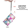 thumbnail image 3 of Wallet Case for Samsung Galaxy S23 (2023), Allytech Premium PU Leather Folio Flip Anti-Lost Wristlet Card Slots Magnetic Buckle Shockproof Stand Case for Galaxy S23 5G, Colorful Floral, 3 of 7