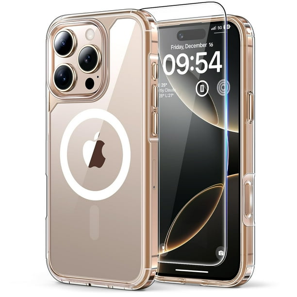 Funda TAURI 3 en 1 para iPhone 16 Pro con 2 protectores de pantalla