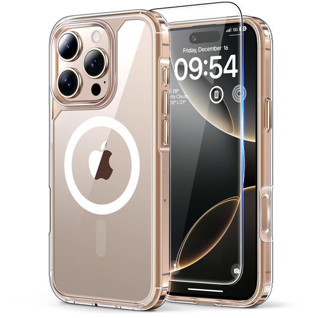 Funda TAURI 3 en 1 para iPhone 16 Pro con 2 protectores de pantalla