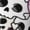 2 Black-1, variant on skull with hearts Knee Socks, High Socks Long Stretchy Sock Women Knee High Stocking, Long Socks for Women