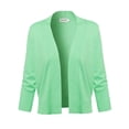 thumbnail image 2 of FashionOutfit Women's Solid Soft Stretch 3/4 Sleeve Layer Bolero Cardigan, 2 of 3