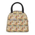 thumbnail image 1 of Easygdp 70s Hippie Style Bolsa de Almuerzo Insulada Grande, Forro de Aluminio, Diseño Espacioso, a Prueba de Fugas, Ideal para Trabajo, Picnics, Viajes y Actividades al Aire Libre, 1 of 6