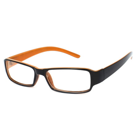 Men Women Plastic Full Rim Eyewear Spectacles Optical Plain Plano Glasses