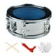 thumbnail image 2 of Tambor de caja de 13 pulgadas, batería musical, juguete educativo profesional portátil con correa para el hombro. plata, 2 of 9