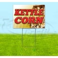 thumbnail image 1 of Kettle Corn (18" x 24") Yard Sign, Includes Metal Step Stake, 1 of 6