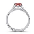 thumbnail image 4 of 2.00 Carat Emerald Cut Garnet Gemstone Unique Solitaire Ring for Engagement Solid 14K White Gold Size 11.5 by Diamond-Capitals, 4 of 8