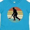 thumbnail image 4 of Inktastic Hockey Player Retro Sunset Boys or Girls Toddler T-Shirt, 4 of 5