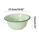 thumbnail image 1 of Ganfancp Arrocera Esmaltada Nostálgica, Cuenco Verde Esmaltado, Cuenco Esmaltado Antiguo Rebajas Hoy Liquidación 1X Olla Arrocera Esmaltada 26Cm, 1 of 7
