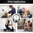 thumbnail image 5 of Kitchen Timer, Chef Cooking Timer Clock with Loud Alarm, Mechanical - Magnetic Backing, No Batteries Required, Delicate Matte Body, 5 of 5