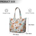 thumbnail image 5 of Flower Women's Large Weekend Travel Bag Moving Canvas Handbag Thick Double Layer Beach Weekend Travel Unisex Hospital Maternity Delivery with Toiletry Waterproof, 5 of 5