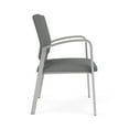 thumbnail image 5 of Pemberly Row Fauteuil d'Appoint pour Réception 18,5 Po en Acier Argenté, Gris Pâle, 5 of 5