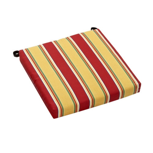 20-inch by 19-inch Spun Polyester Chair Cushion (Set of Four) - Haliwell Multi