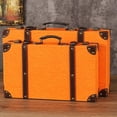 thumbnail image 4 of Osdhezcn Vintage Leather Jewelry Storage Box Antique Styles Handheld Trunk Organizers, 4 of 13